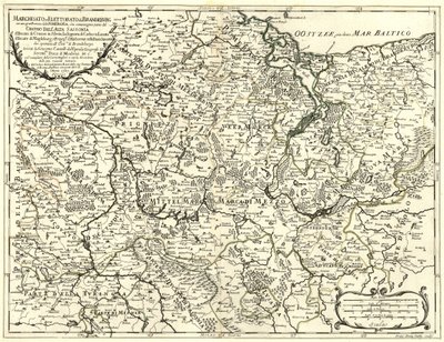 Margraviate and Electorate of Brandenburg by Giacomo Cantelli